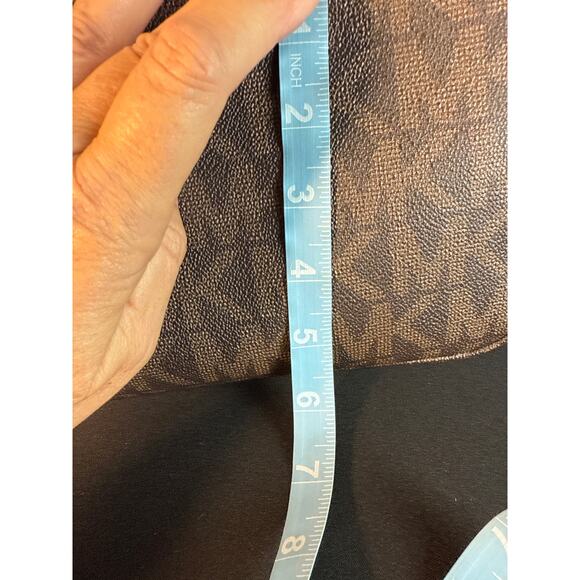 Vintage Michael Kors Brown and Cream Large Logo Tote/Handbag - Picture 10 of 10